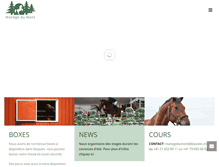 Tablet Screenshot of manege-du-mont.ch